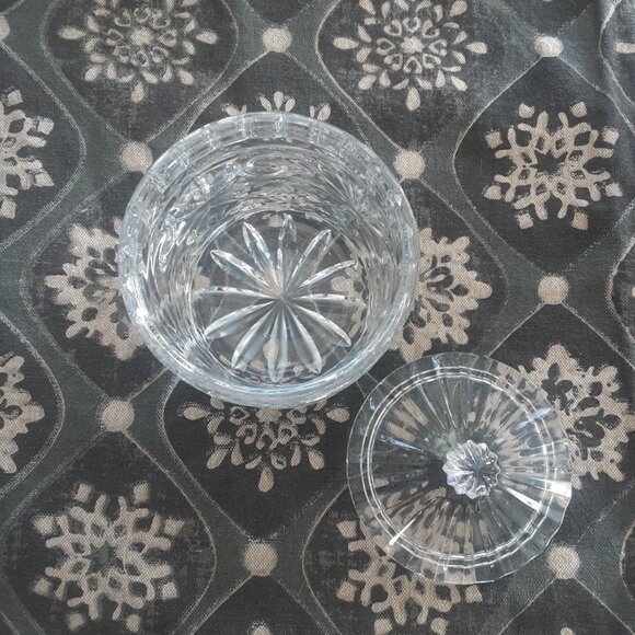 Vintage Crystal Clear Industries Coventry Crystal Candy Jar - Picture 4 of 6